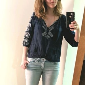 Lucky Brand peasant top